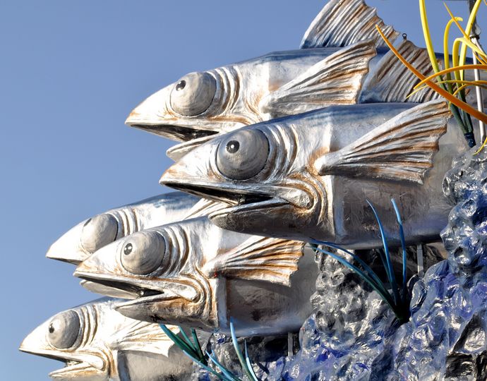 Guarda le foto della galleria 'Tributo di Jona Bulku al Carnevale di Viareggio 2011'